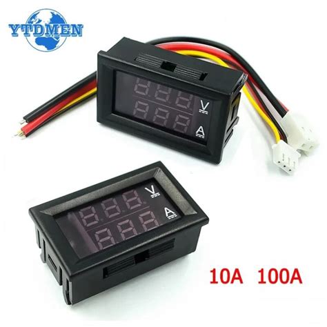 Dual display voltage and current meter Module: DSN.